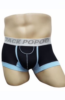 Quần lót nam boxer Jack PoPoo cao cấp đen 340A
